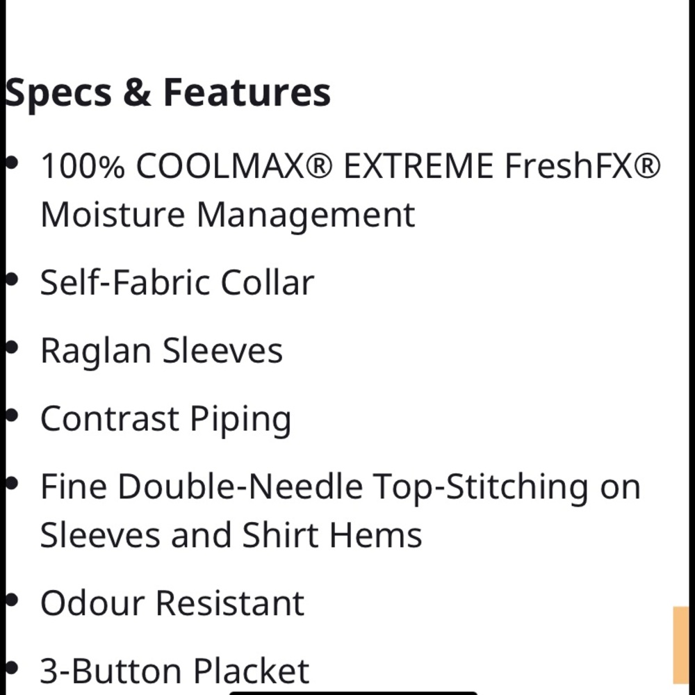 NWT Stormtech cool max polo size XL - Picture 3 of 5